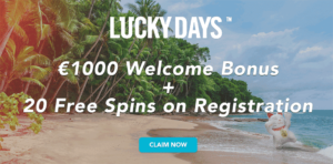 How to Register in Lucky Days Casino