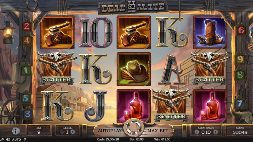 Betting Ranges in dead or alive slots