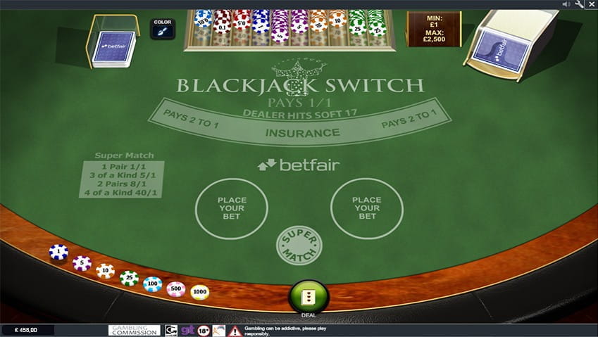 Blackjack Switch In India