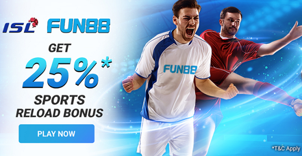 Cashback bonuses at Fun88