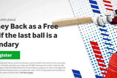 January boundary money back special at Betway